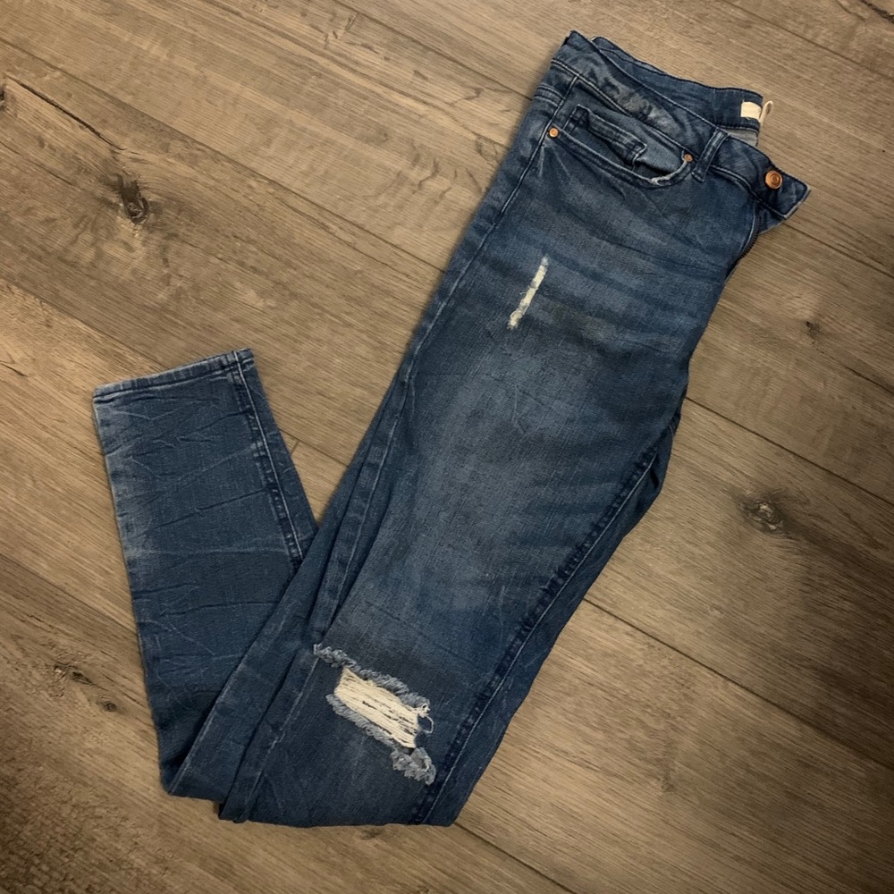H&M 30inch Skinny Ripped Jeans
